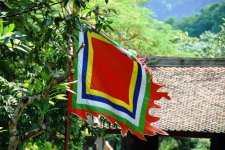 DSC_0027_Bandiera tradizionale Vietnamita (pre ricoluzionaria).JPG